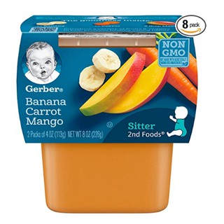 TRÁI CÂY NGHIỀN GERBER DÀNH CHO BÉ TỪ 4 THÁNG TUỔI -116GR
