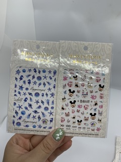 Sticker chữ dán móng