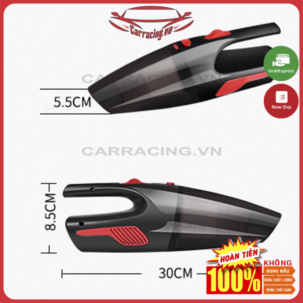 Máy Hút Bụi Mini CARRACING Máy Hút Bụi cầm tay Không Dây và Có Dây Cho Ô Tô và Gia Đình - Phụ kiện nội thất  Xe Hơi | BigBuy360 - bigbuy360.vn