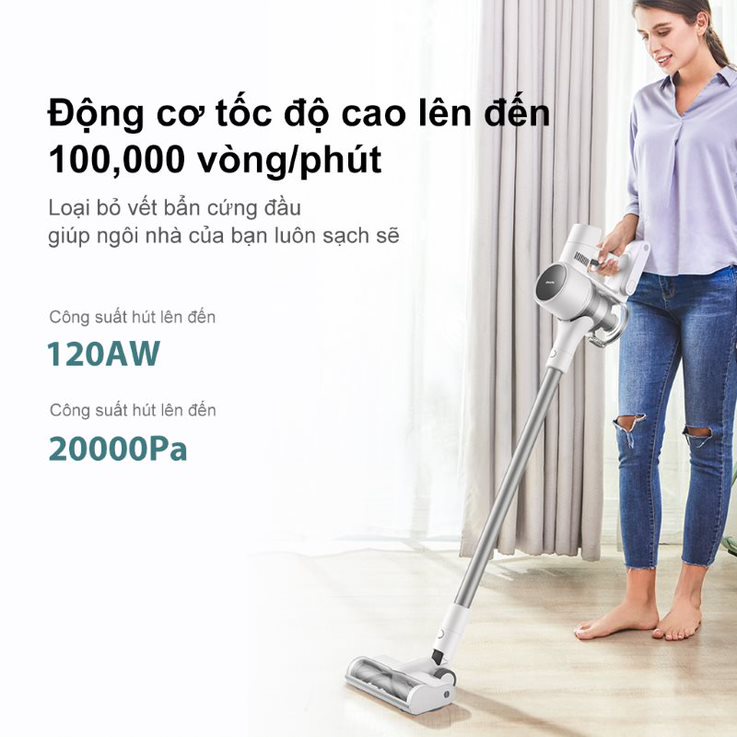 [Mã ELHA10 giảm 6% đơn 5TR] Máy Hút Bụi Cầm Tay Không Dây Dreame T10 - Lực Hút 20000 Pa - Bản Quốc Tế - BH 12 Tháng