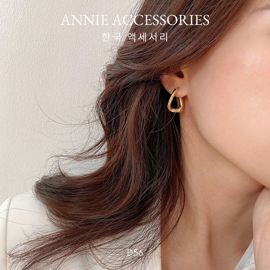 Bông tai mạ vàng phong cách hàn quốc ANNIE - D56