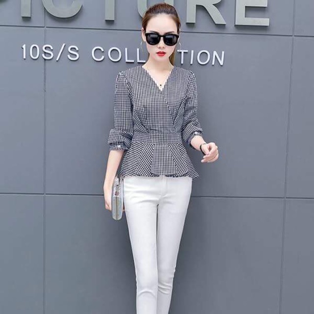 Áo caro thời trang