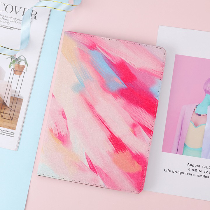 Ốp iPad Kiểu Đá Cẩm Thạch cho iPad mini, iPad Air, iPad Pro gập chân đỡ tiện lợi - Mã TZAT916