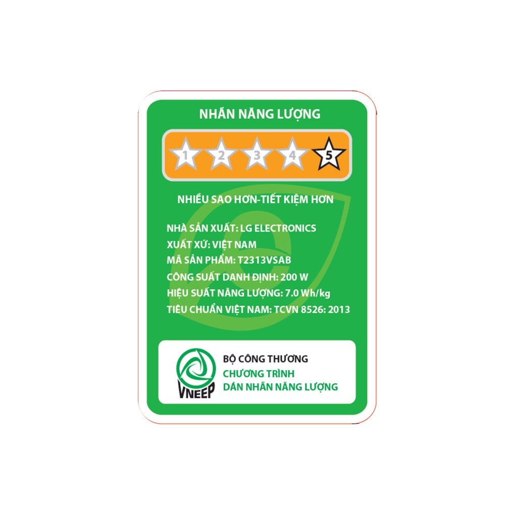 [MIỄN PHÍ GIAO - LẮP] T2313VSAB - Máy giặt LG Inverter 13 kg T2313VSAB