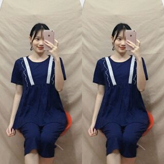 Đồ bộ bầu thời trang mặc nhà chất đẹp