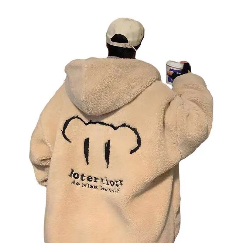 [SIEU SALE]Áo khoác thời trang nam nữ form rộng hình chú gấu, phong cách Unisex