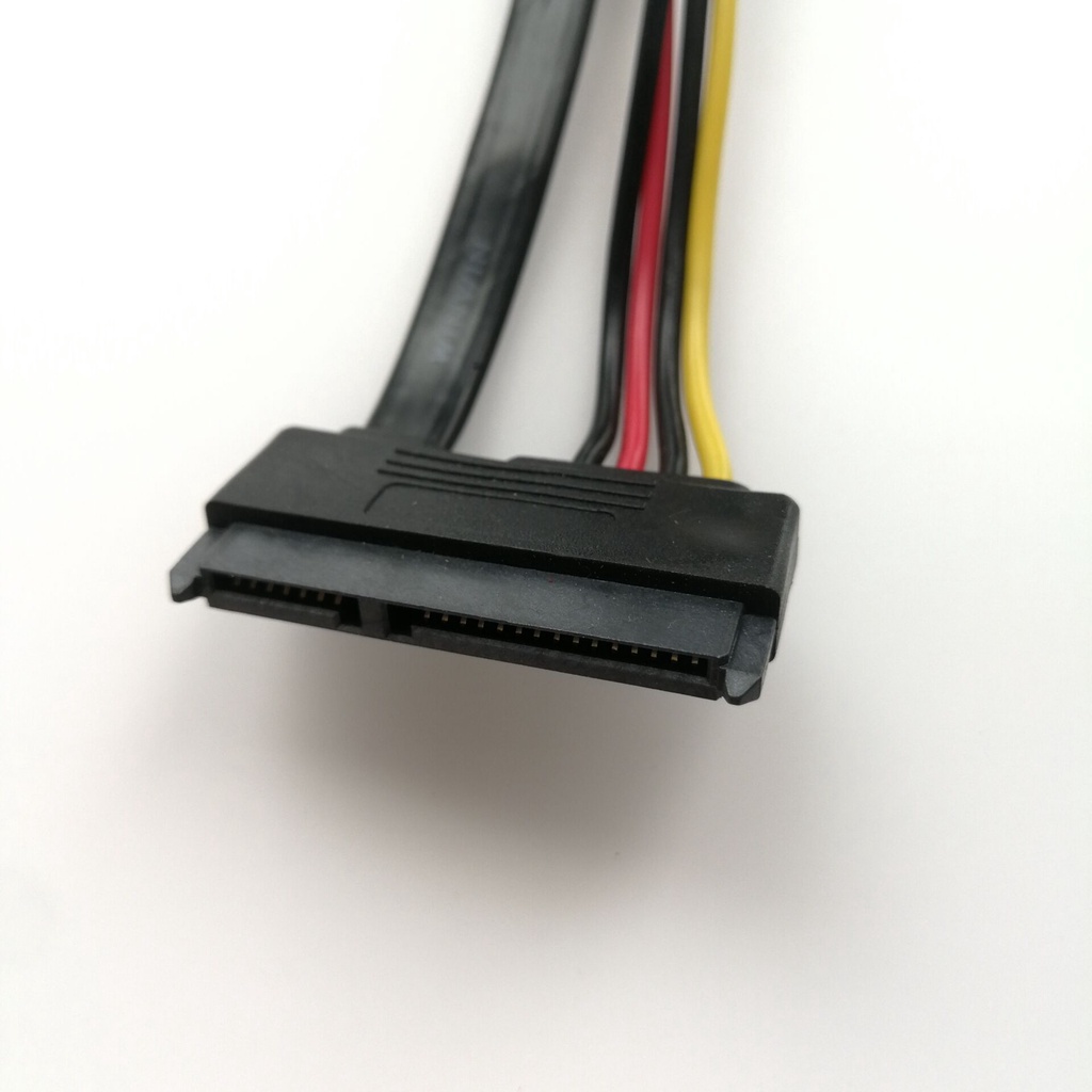 Dây Cáp Dữ Liệu Ổ Cứng SATA 7 + 15 22pin 4pin 2 Trong 1 Cho Htp Ht Pc HIN MINI ITX 10cm