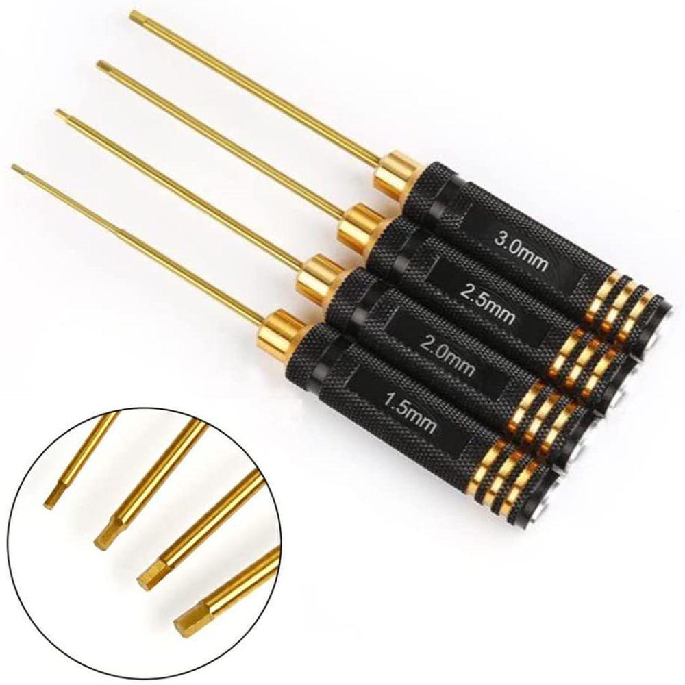 Bộ 4 Tua Vít 1.5 / 2.0 / 2.5 / 3.0 Chuyên Dụng Sửa Chữa Xe Điều Khiển Từ Xa Traxxas
