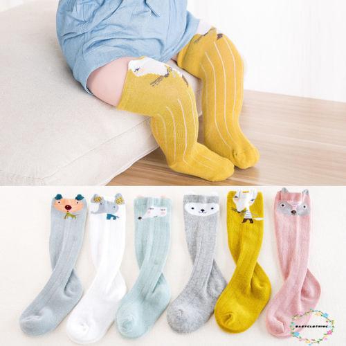 Vớ cao chất liệu cotton xinh xắn cho bé