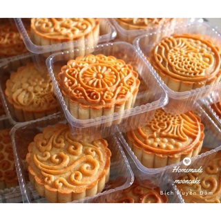 Set 100 khay nhựa trong đựng bánh Trung Thu