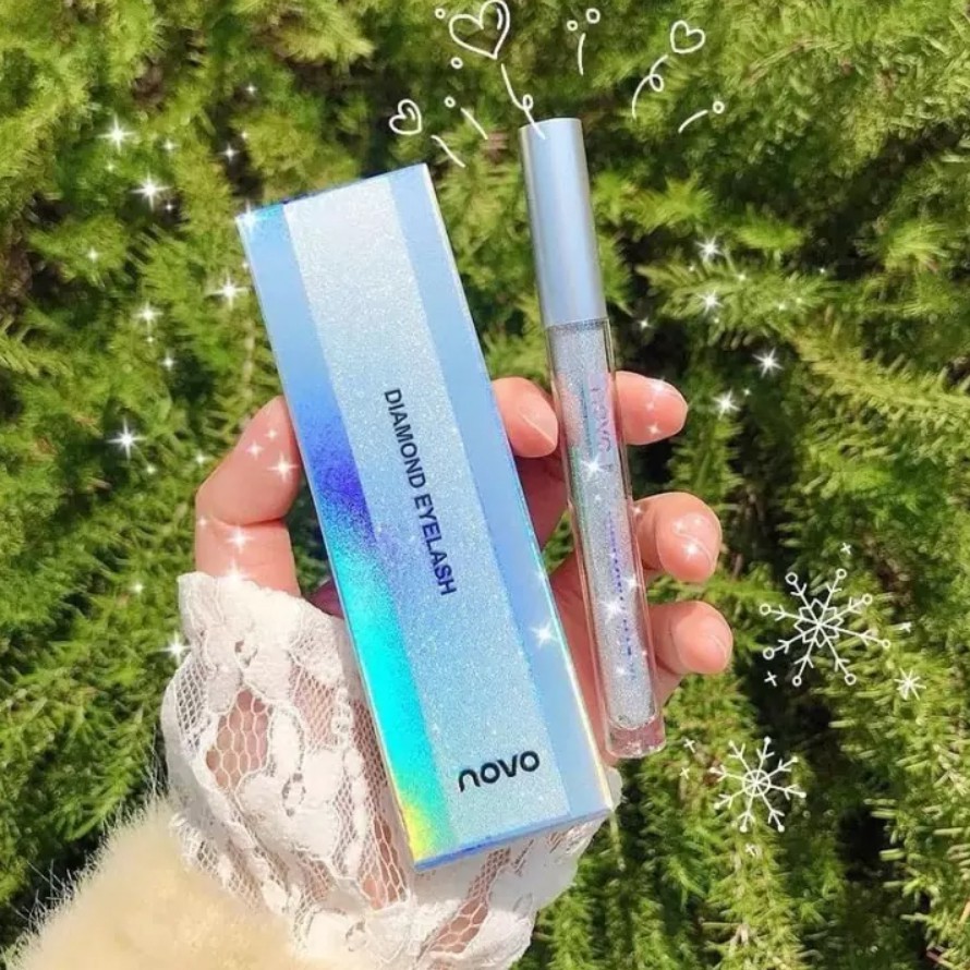 Mascara chuốt mi nhũ kim tuyến Diamond Eyelash Novo