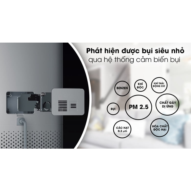 Máy lọc không khí Xiaomi Mi Air Purifier 3C, bảo hành chính hãng, lọc bụi mịn, khử mùi hiệu quả.