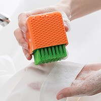 [Giao hàng miễn phí tại chỗ] Bàn chải giặt silicone đa chức năng gia dụng, bàn chải đánh giày lông mềm, bàn chải bàn giặt mini cầm tay, bàn chải giặt để chà quần áo, bàn chải làm sạch silicone