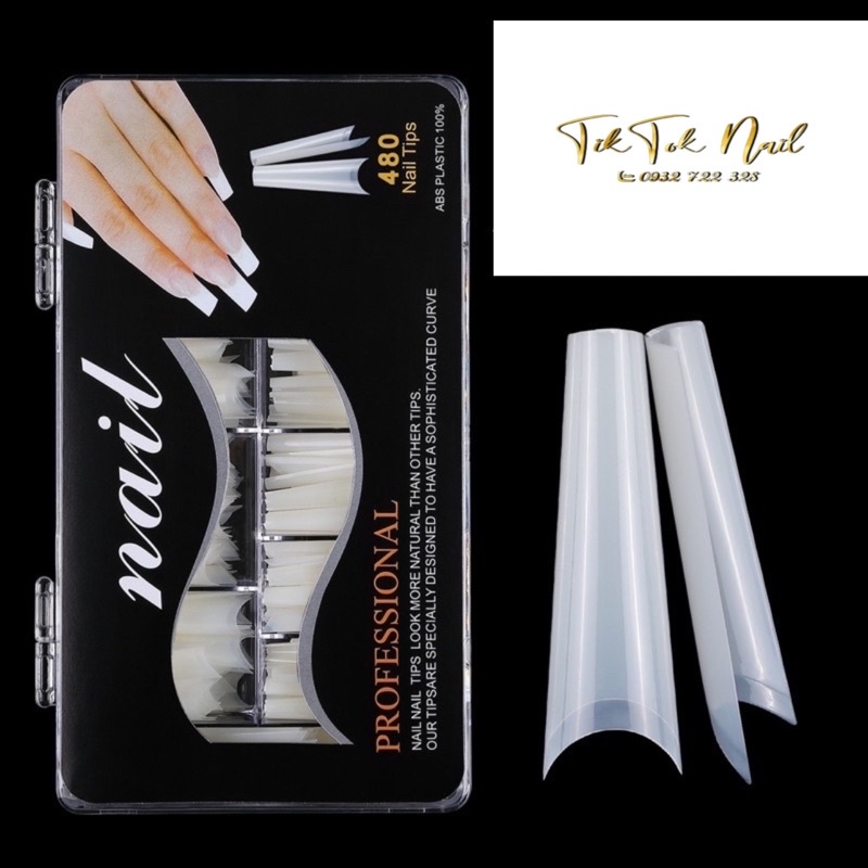 Móng típ nối nhọn dài và típ than, móng up nhọn dài, móng up than