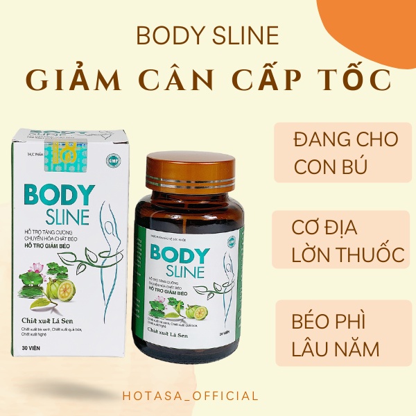 BODY SLINE giảm cân cấp tốc an toàn hiệu quả detox đẹp da