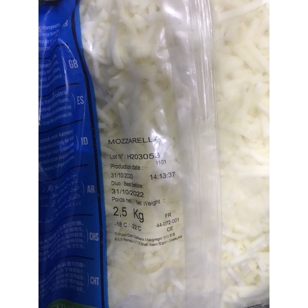 Phô mai bào sợi mozzarella ( shop có nhận bỏ sỉ và ship tỉnh ạ)