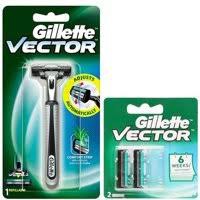 Combo Bộ Tông, Dao Cạo Râu Gillette Vector