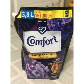 Nước xả comfort nước hoa thiên nhiên bella túi 3,8l