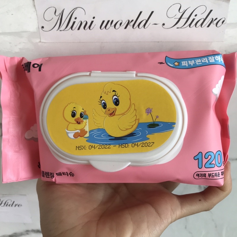 KHĂN GIẤY ƯỚT CON VỊT VÀNG HÀNG VIỆT NAM PHÚ ĐẠT CAO CẤÊTA