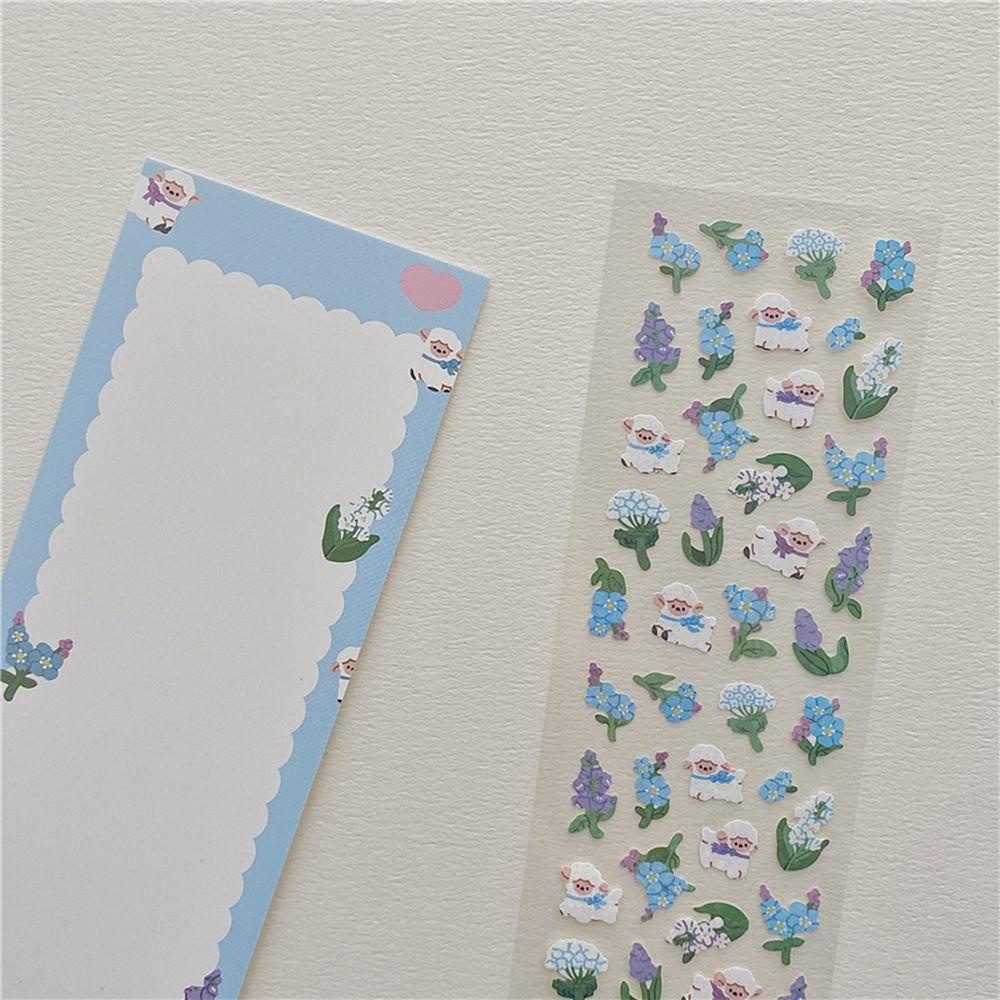Layor1 Sticker Hoa Dán Sổ Nhật Ký DIY