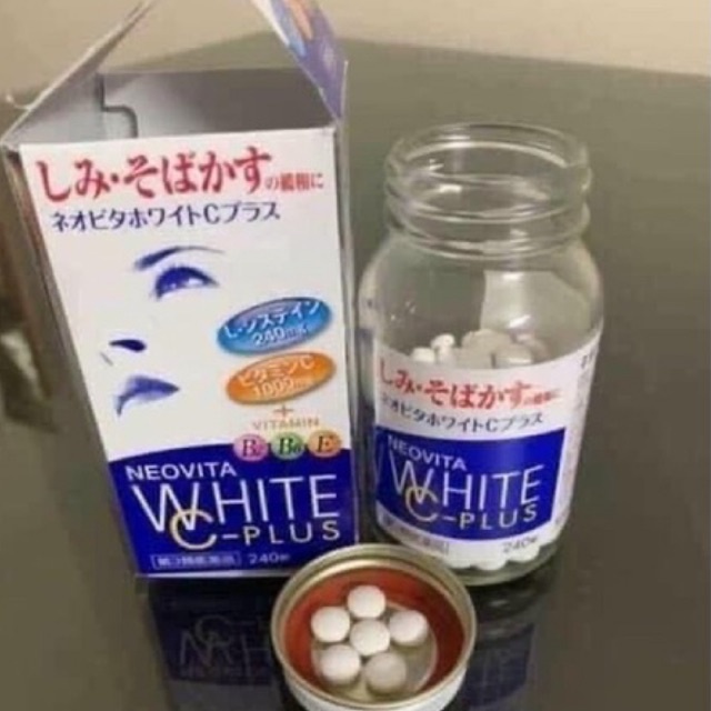 Viên uống trắng da, mờ thâm nám Vita White Plus 240 viên Nhật Bản Chính Hãng