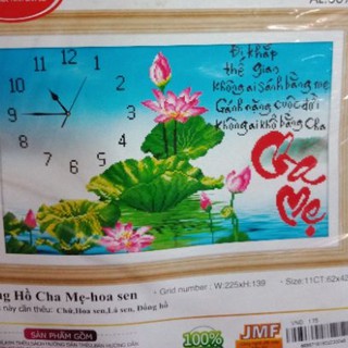 Tranh thêu ĐH - Cha Mẹ ms 56716