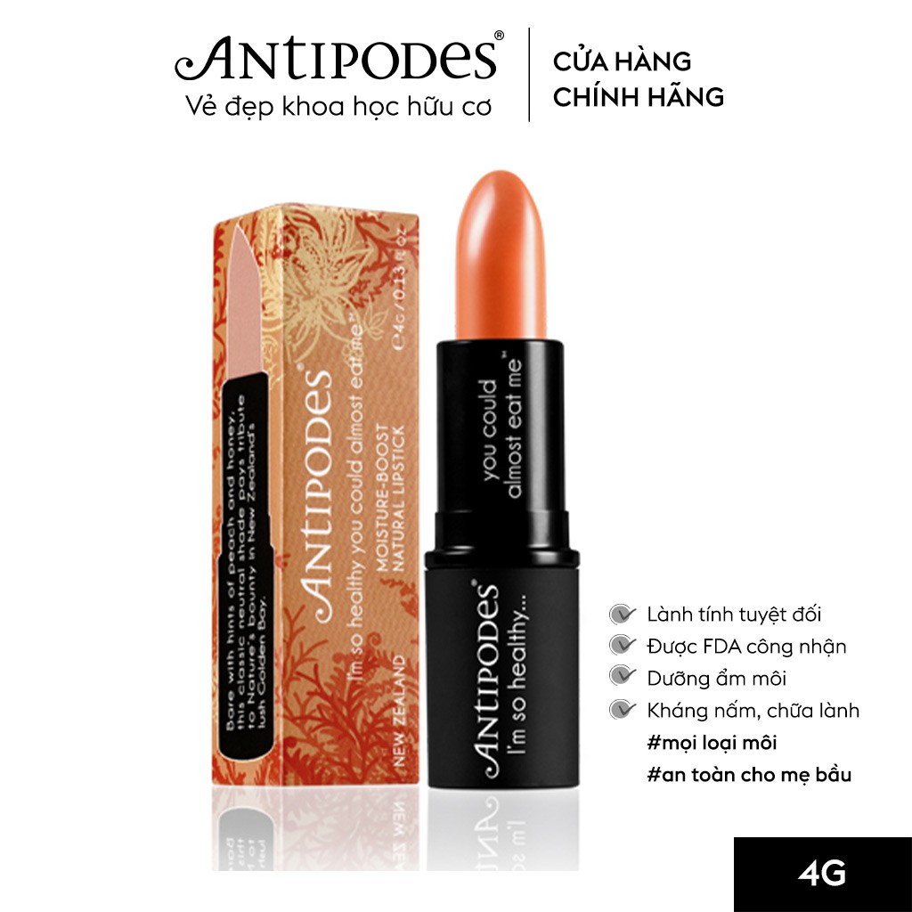 Son Môi Thiên Nhiên New Zealand Antipodes Lipstick 4g