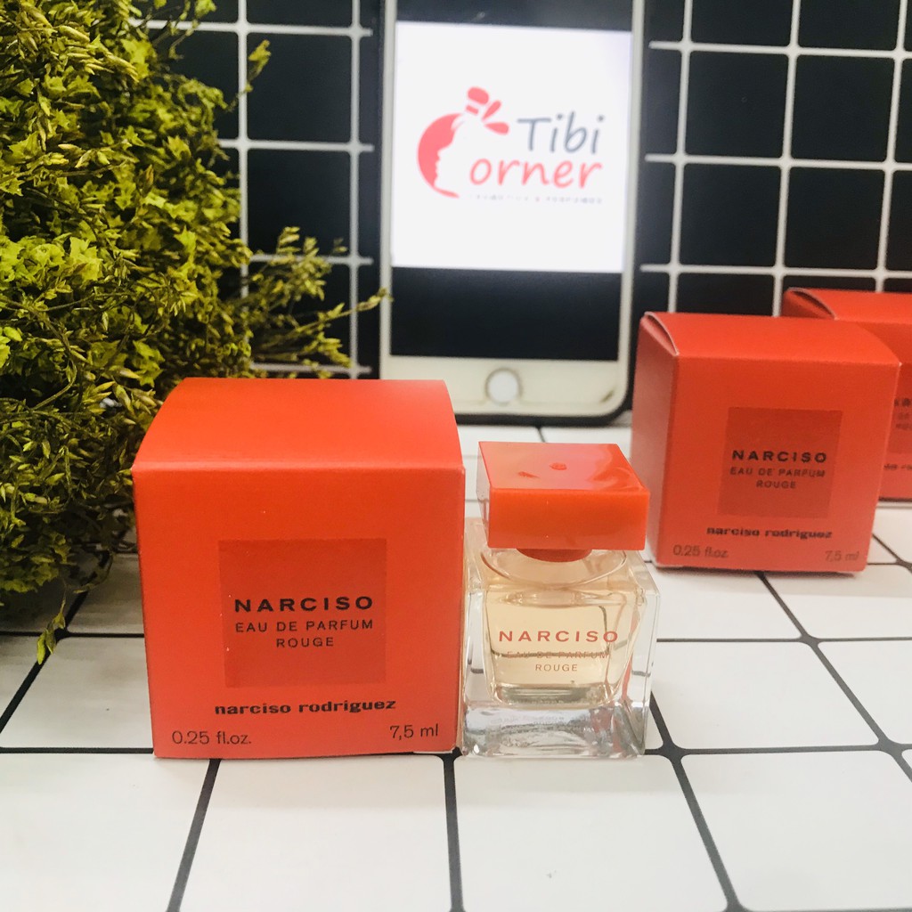 [Siêu Hiếm]Nước Hoa Mini Nữ Narciso rouge EDP 7.5ml