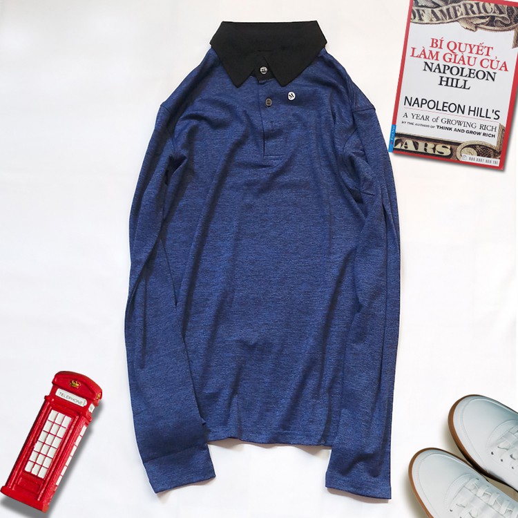 Áo Thun Nam Tay Dài Cổ Bẻ Phong Cách Lịch Lãm KATUSCO - A2051 | BigBuy360 - bigbuy360.vn