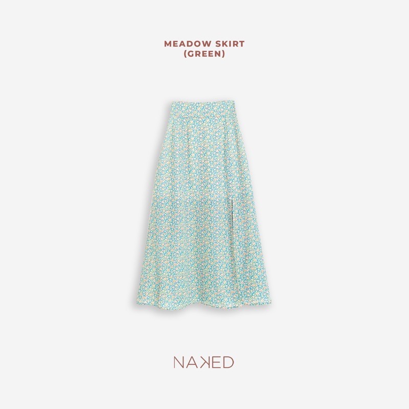 Naked By V - Váy Meadow Skirt (Xanh)