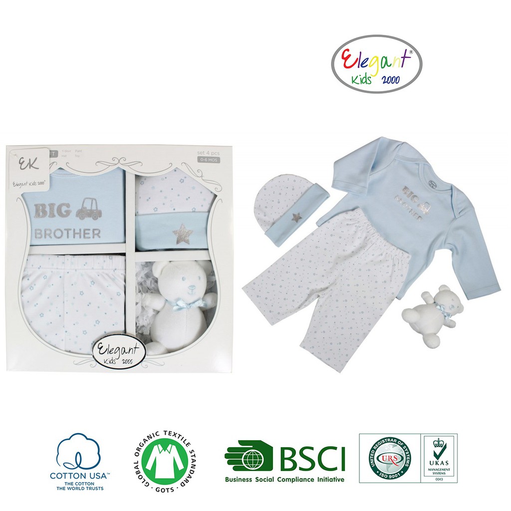 Set quà tặng sơ sinh cao cấp 4 chi tiết - Lovekids