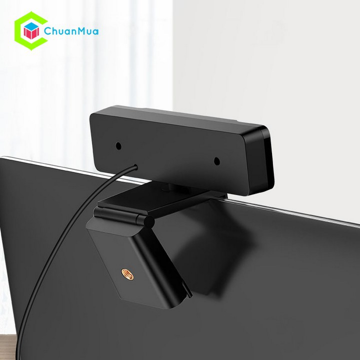 WebCam Full HD 1080 / 2K Tích Hợp 2 Mic, Xoay 360 Độ - Camera Máy Tính, Gọi Zalo học Zoom Online, trực tuyến