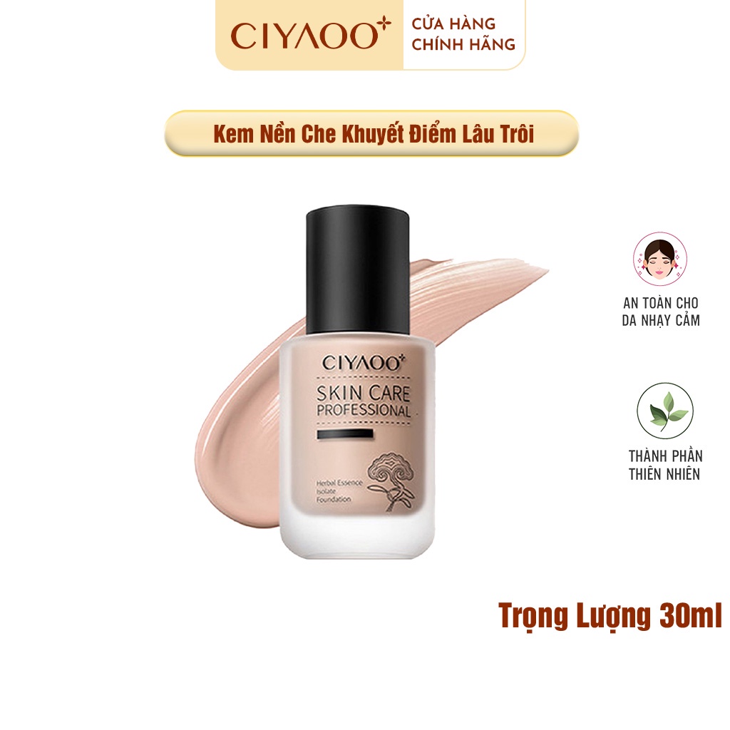 Kem Nền Che Khuyết Điểm CIYAOO FREESHIP Cho Da Dầu Dưỡng Ẩm Lâu Trôi 30ml