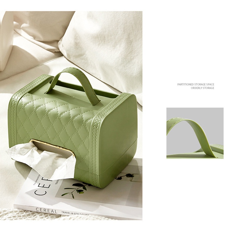 Hộp Đựng Khăn Giấy Hình Chữ Nhật Giá Đỡ