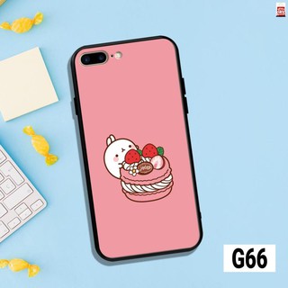ỐP LƯNG IPHONE 7 PLUS - 8 PLUS IN HÌNH MOLANG SIÊU DỄ THƯƠNG cute