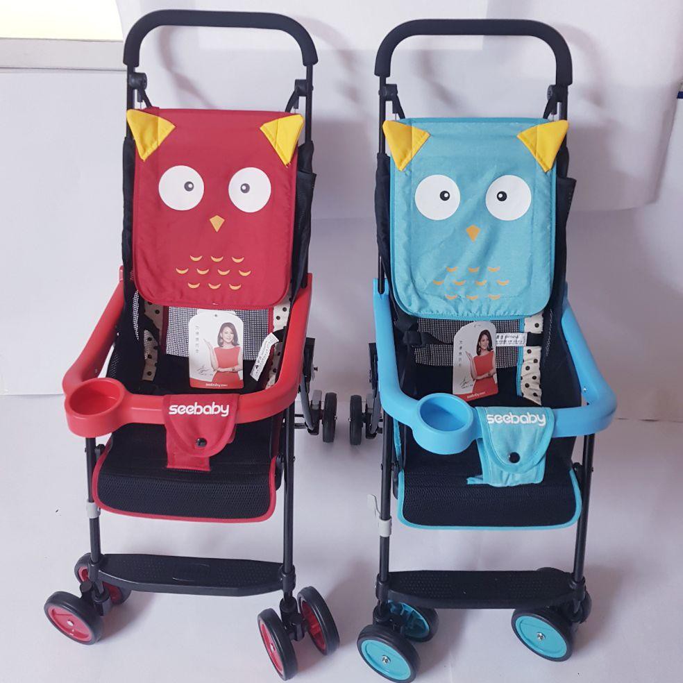 Xe đẩy du lịch gấp gọn siêu nhẹ Seebaby Q1W-2