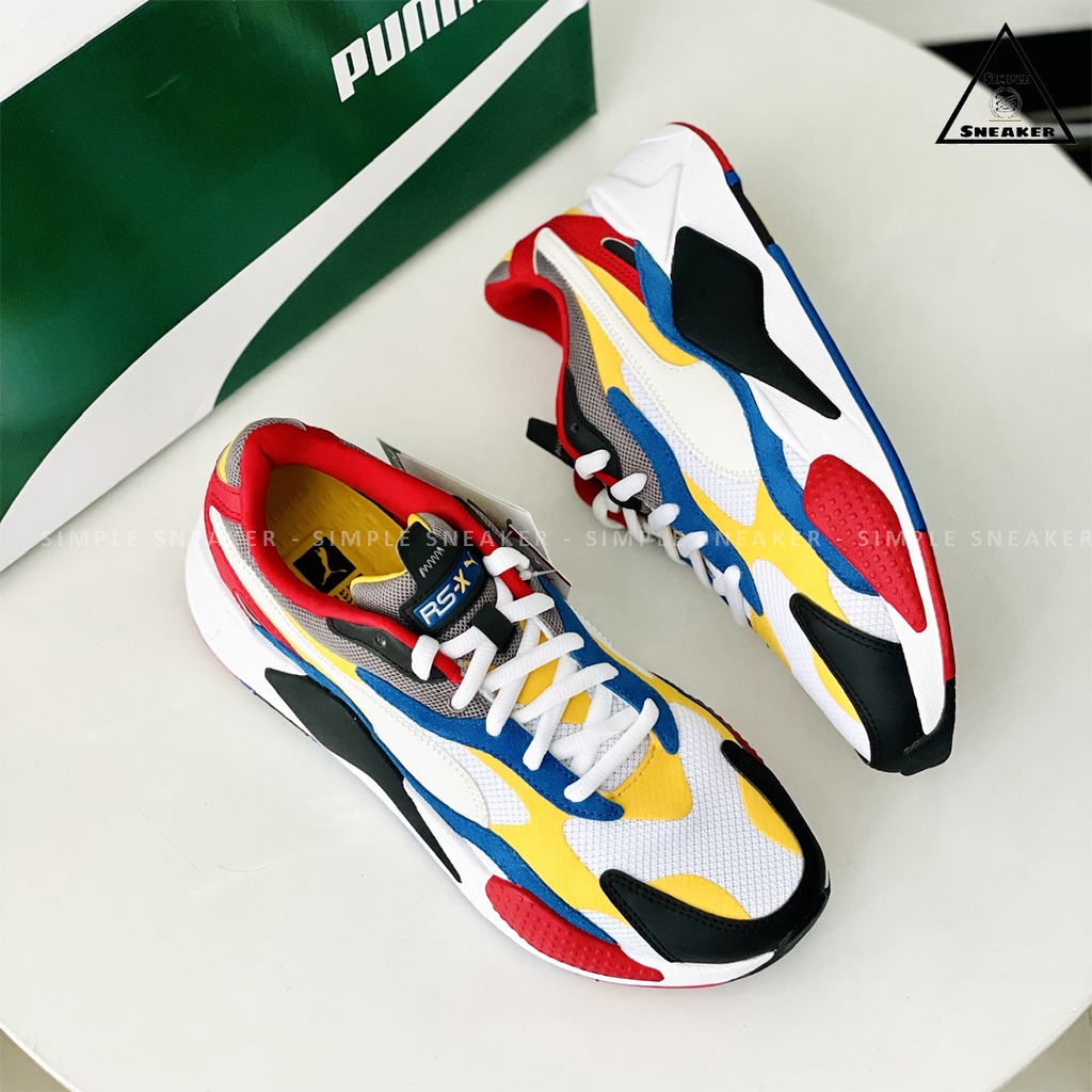 Giày Puma Nam Nữ Chính Hãng 🔴SIMPLE SNEAKER🔴 Giày Puma RS-X3 6 Màu Thời Trang