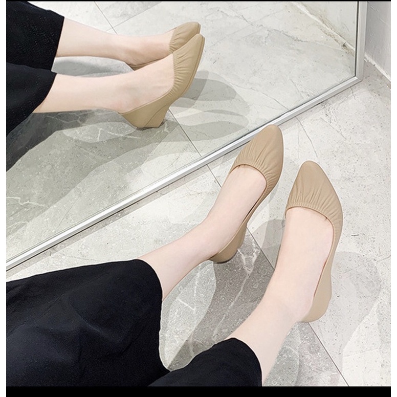 giày búp bê cao cấp chống chịu nước 3p🍓