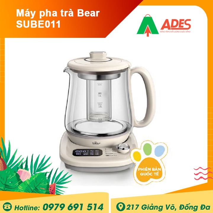 Máy pha trà Bear SUBE011 - BẢN QUỐC TẾ - Bảo Hành Chính Hãng 12 Tháng - Pha Trà, Cao Cấp - NEW 2021