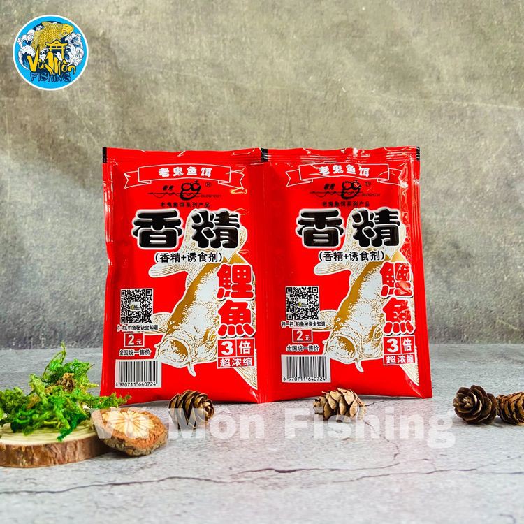 Mồi Câu Cá Lão Quỷ (Old Ghost) 25g Siêu Nhạy | Thính Dụ Chép, Trắm, Mè, Trôi - Vũ Môn Fishing