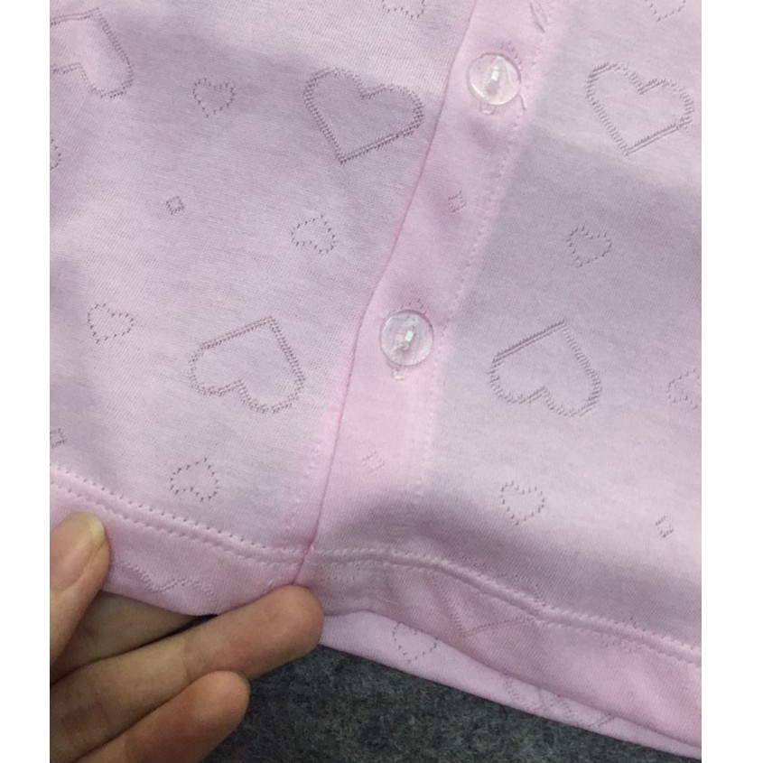 Bộ ss cài giữa dài tay lỗ thông hơi CQ Kids