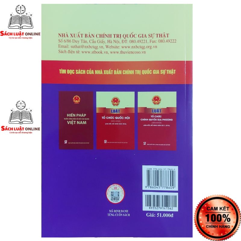 Sách - Luật hoạt động giám sát của Quốc hội và Hội đồng nhân dân (Hiện hành) (NXB Chính trị quốc gia Sự thật)