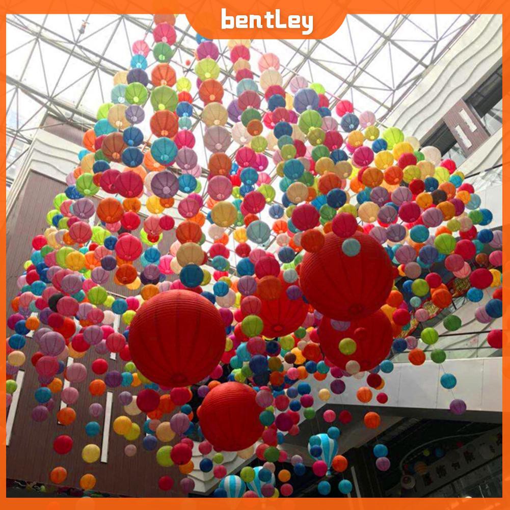 Lồng đèn giấy hình tròn cỡ 4inch phong cách Trung Hoa trang trí độc đáo