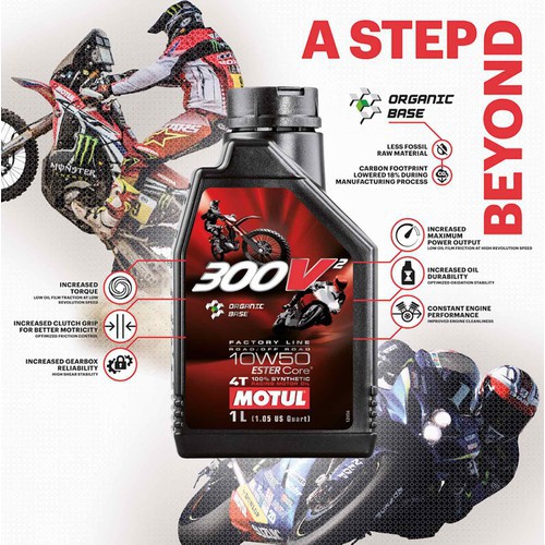 [1 Lít] Nhớt Motul 300V Factory Line 10W40