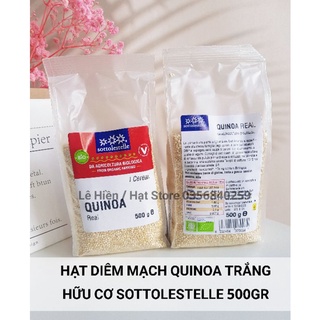 HẠT DIÊM MẠCH QUINOA TRẮNG HỮU CƠ 500GR