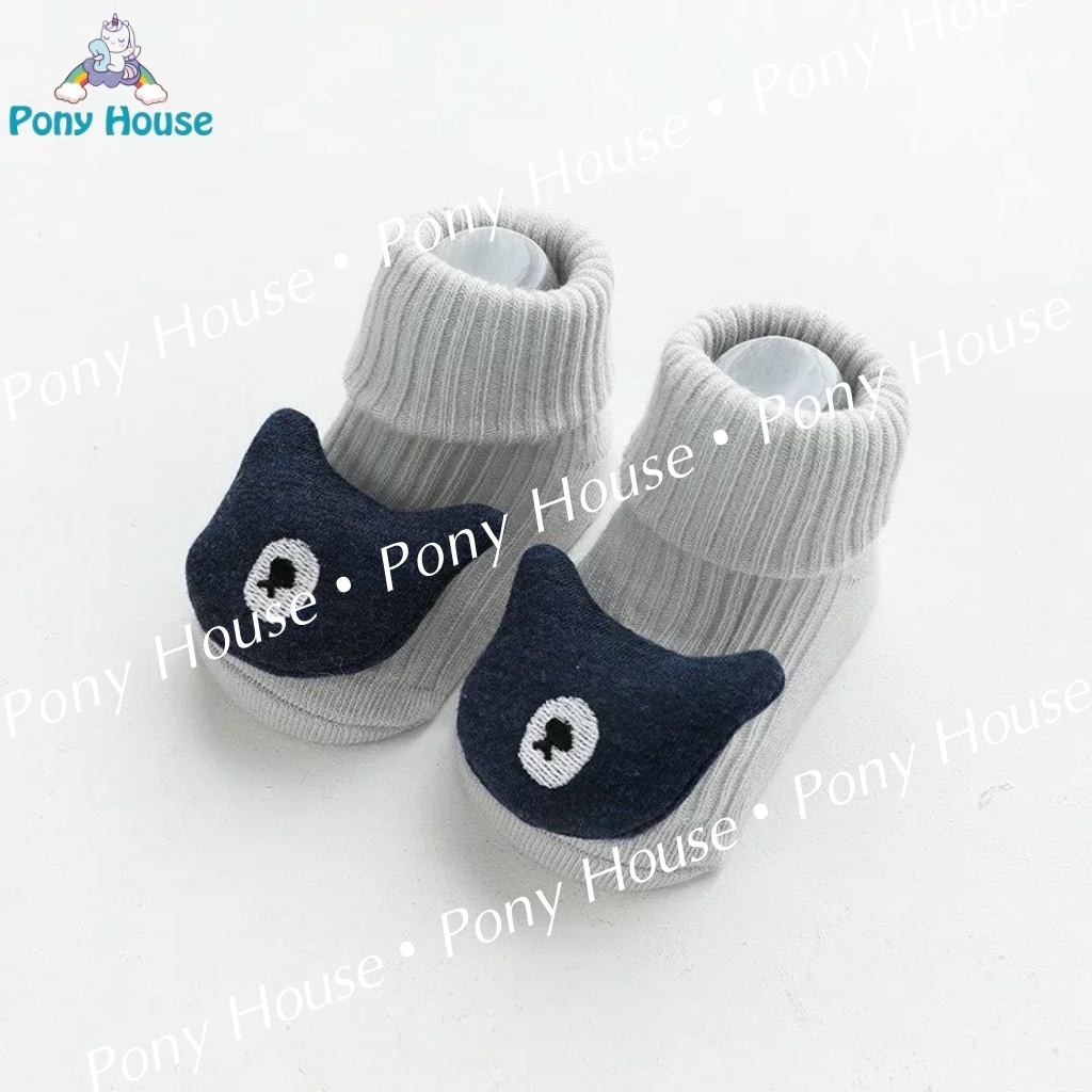 Tất Len Cao Cổ Hình Thú Ngộ Nghĩnh Siêu Co Giãn, Mềm Mịn Cho Bé Trai, Bé Gái Sơ Sinh