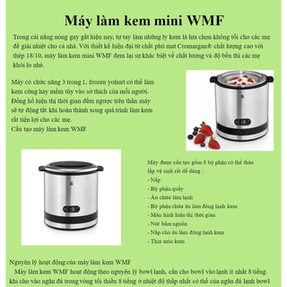Máy làm kem WMF 3 TRONG 1