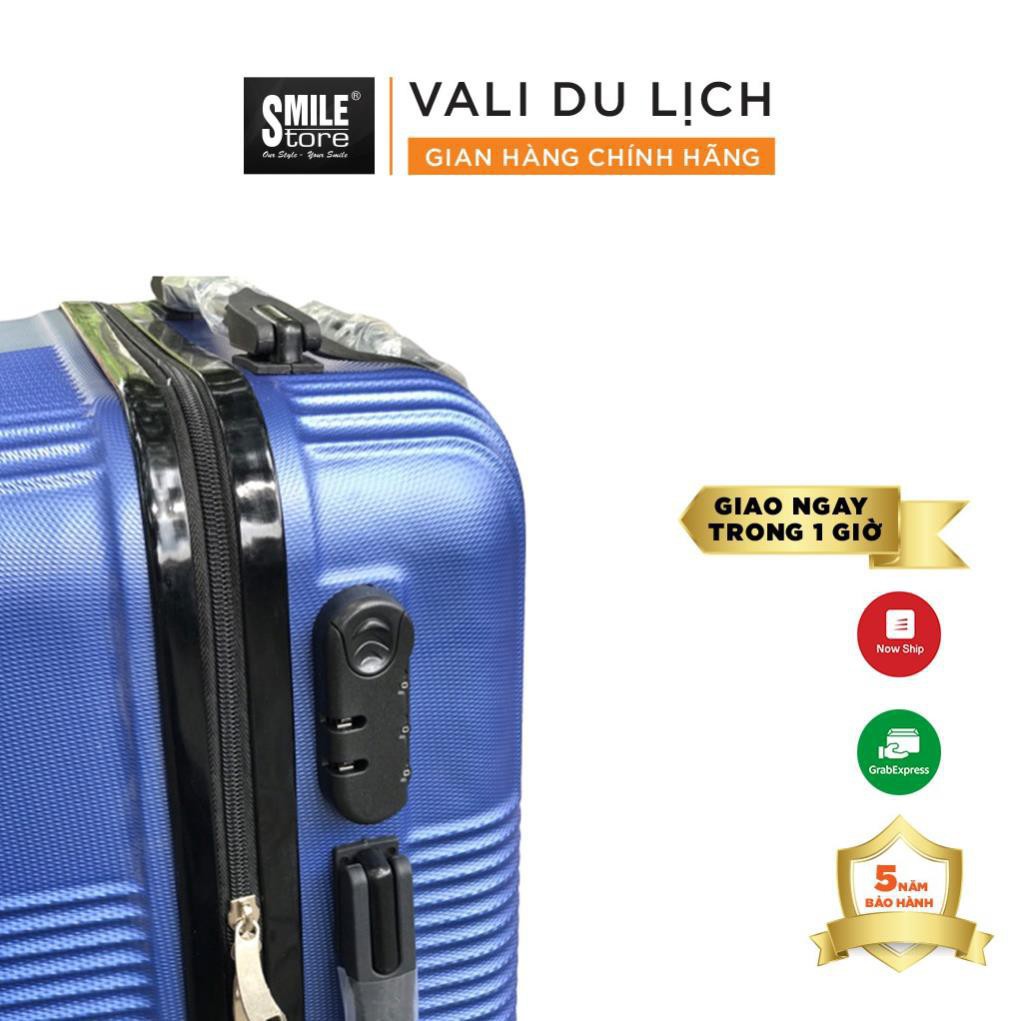 Vali Du Lịch VSMS833VANG Vali Chống Va Đập Chống Trầy Xước Màu Sắc Thời Trang Nhựa Cao Cấp Khóa Số An Toàn (Size 20-24)