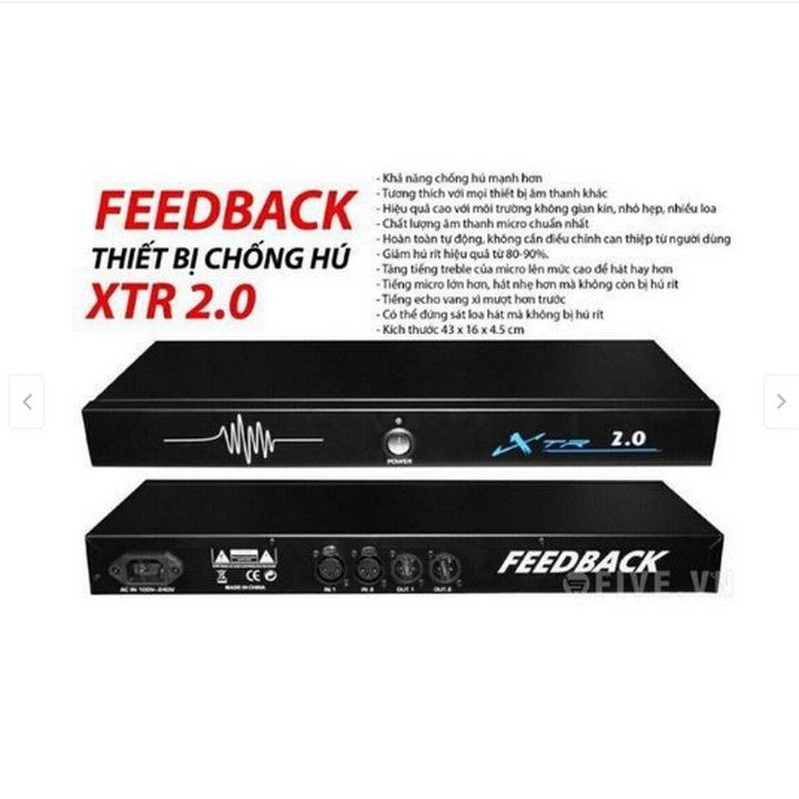 CHỐNG HÚ--micro Feed Back XTR 2.0
