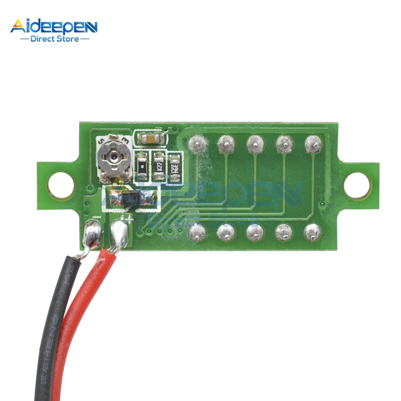 Vôn Kế Kỹ Thuật Số Màn Hình led 0.28 inch dc 2.5v-30v Chuyên Dụng Cho Xe Hơi